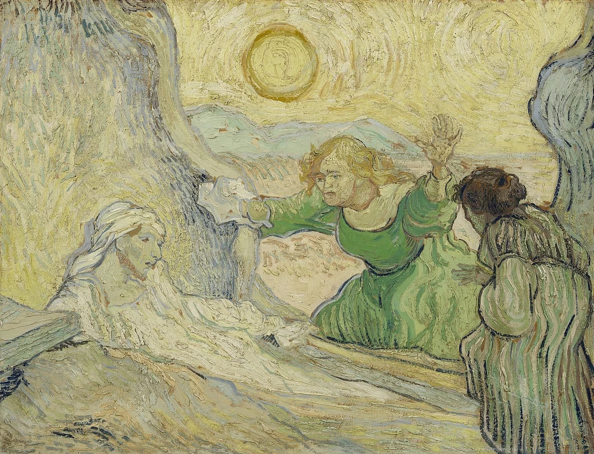 136-Vincent van Gogh-La resurrezione di Lazzaro  